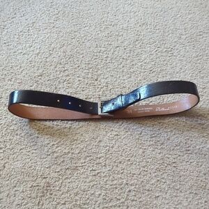 Pelham Dark Brown/ Black Top Grain Cowhide Bench Made Belt Size 34